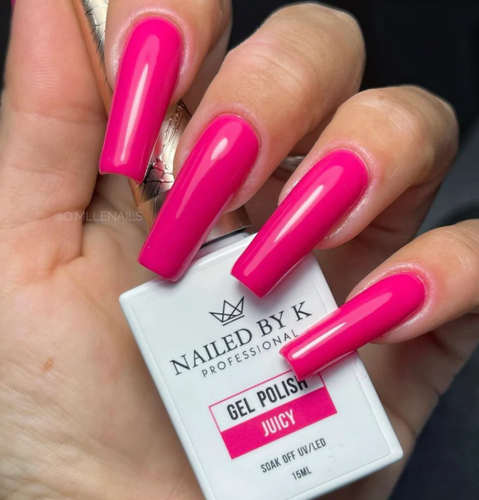 NAILED BY K GEL POLISH JUICY ( fuschia)-15ml