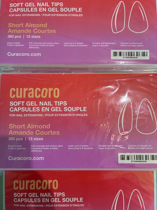 Curacoro capsules américaines 360 pcs Short Almond (amande)