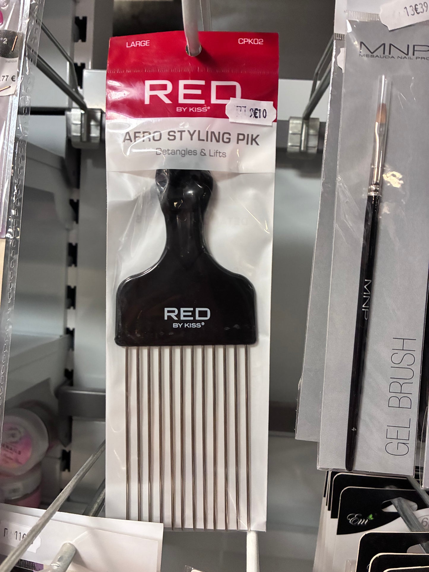 Peigne afro métal - boucle